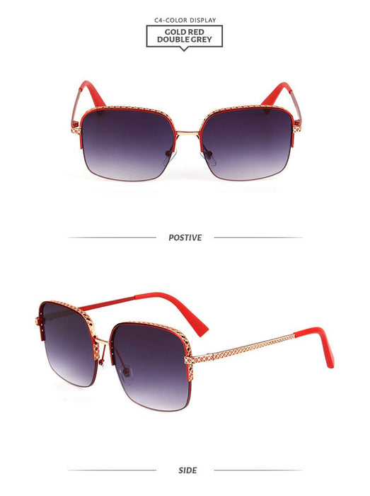 Sunglasses metal women's