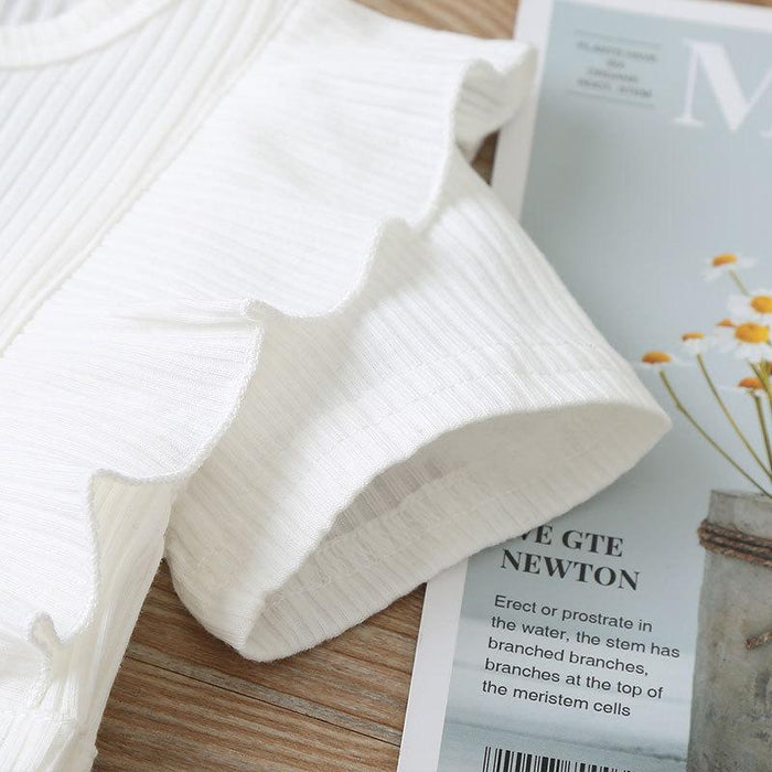 Summer Infant 5-color Ruffle Jumpsuit