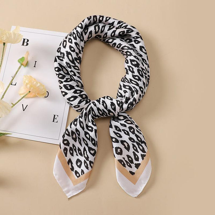 Women's Scarf Small Scarf Female Square Scarf Hair Band Binding Hair