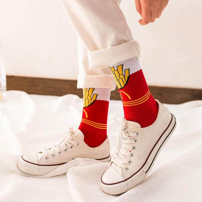 Women Funny Cute Cartoon Socks