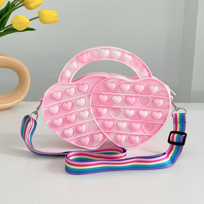 Decompression puzzle bag cartoon children's coin purse toy