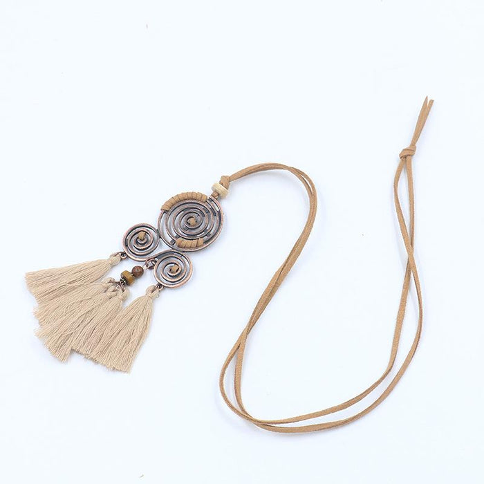Women's Fashion Alloy Sweater Chain Necklace Jewelry