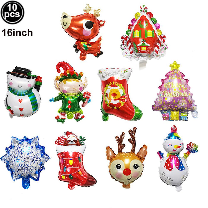 Jumbo Gingerbread Man Foil Christmas Balloon