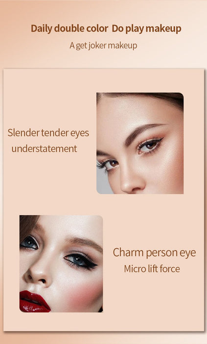 Waterproof and oil proof 6 colour Eyeliner