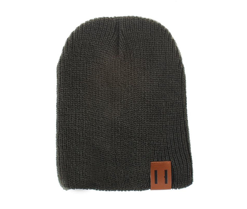 Kids Solid Knitted Beanies