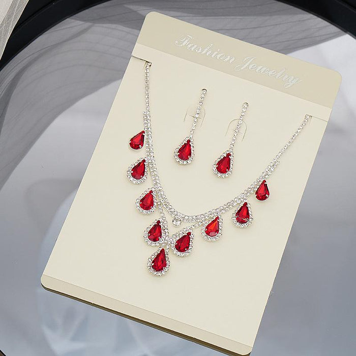 New Fashion Exquisite Necklace Earring Set Jewelry