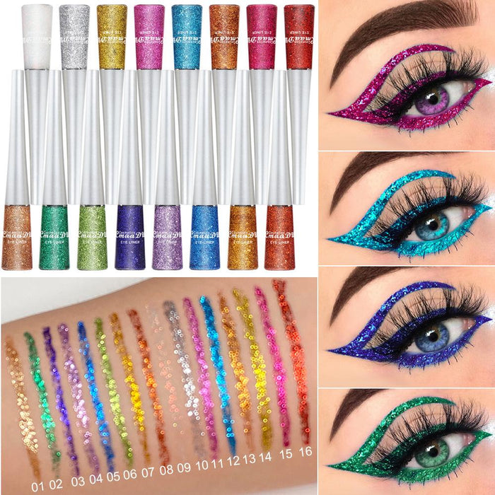 16 colour flashing Eyeliner