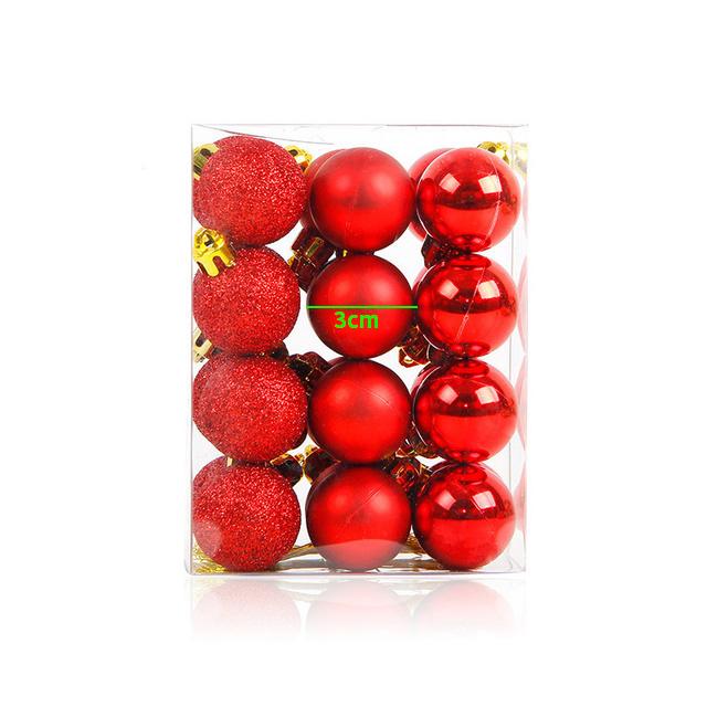 24PCS/Set Christmas Tree Ball