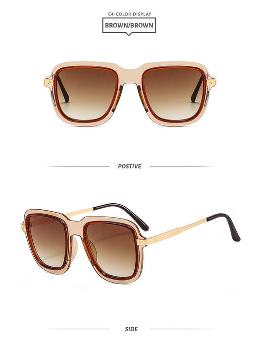 Box new contrast Sunglasses