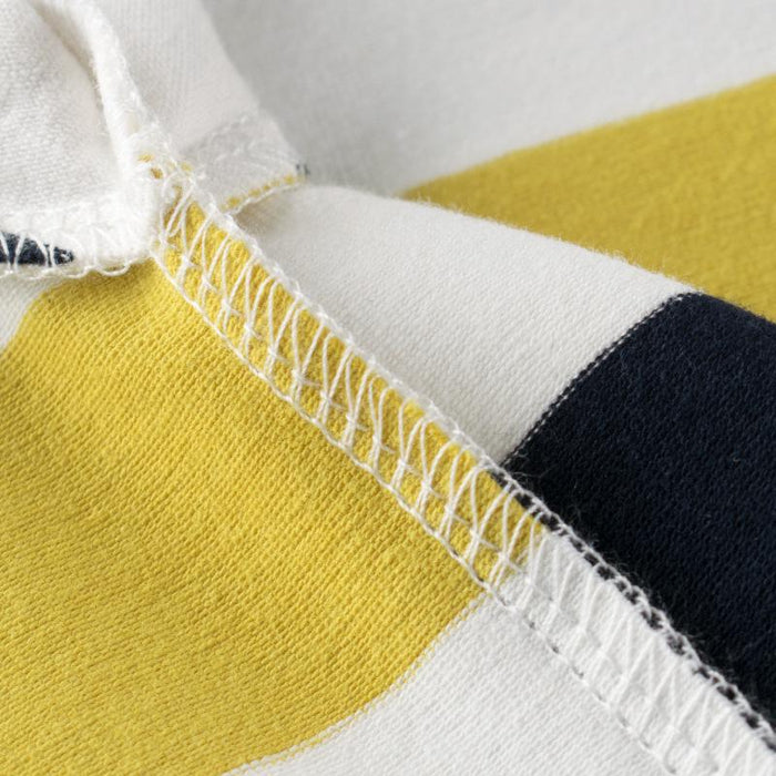 Boys' stripe half sleeve