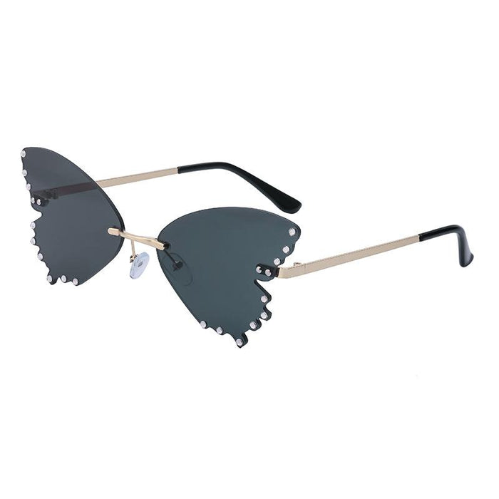 Women's Cool Butterfly Sunglasses With Rhinestone