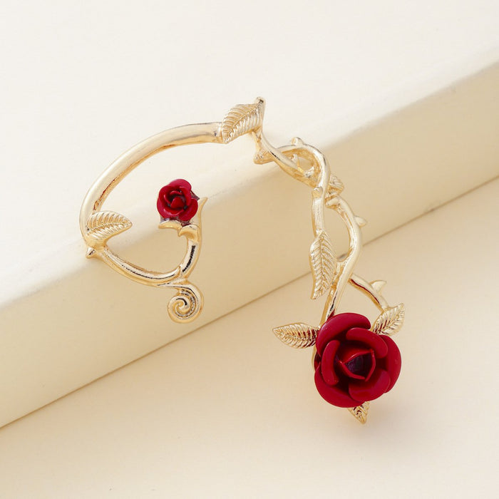 Alloy Vintage Flower Earrings