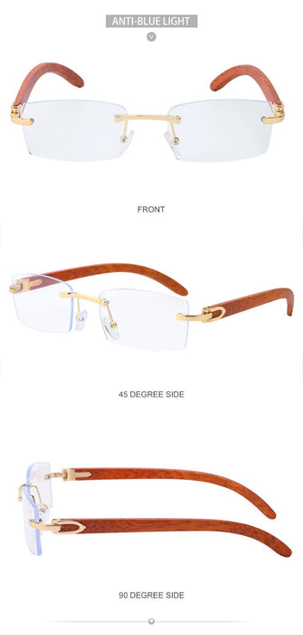 New Fashion Men's Ultra Clear Frameless Sunglasses