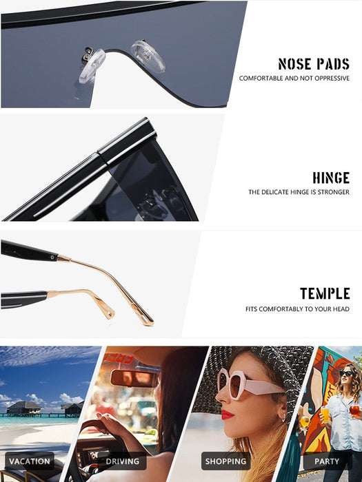 Sex letter sunglasses box integrated piece