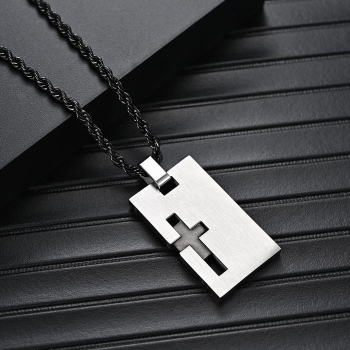 Popular Men's Stainless Steel Pendant Necklace Accessories