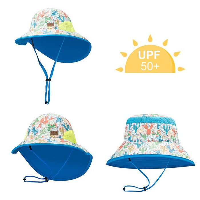 Children's Summer Breathable Outdoor Cactus Uv50 + Sunscreen Cap