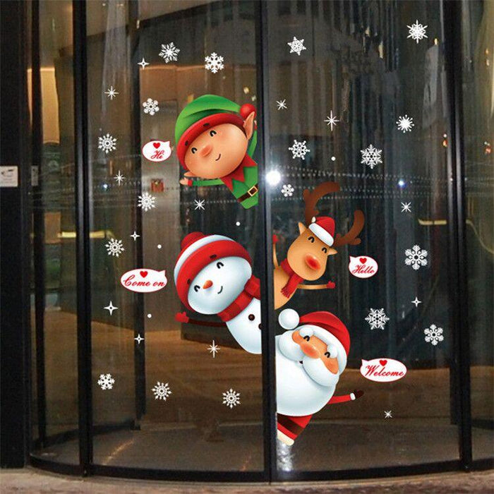 2022 Christmas Window Stickers