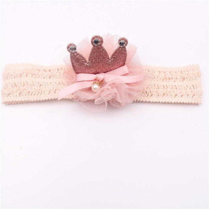 Baby's Crown Flower Headdress Hair Band