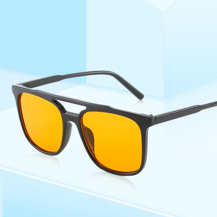 Square double beam Sunglasses Retro
