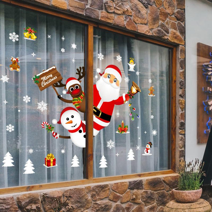 2022 Christmas Window Stickers