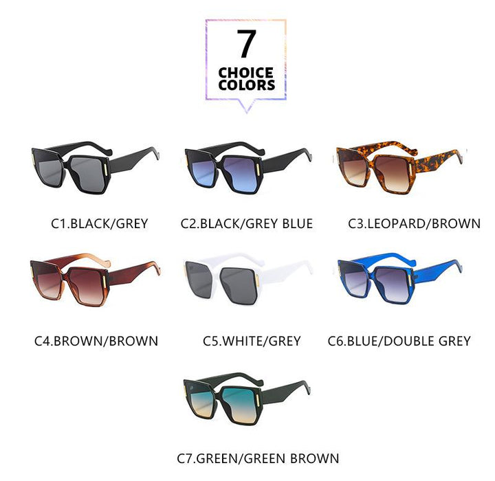 Irregular Sunglasses Retro