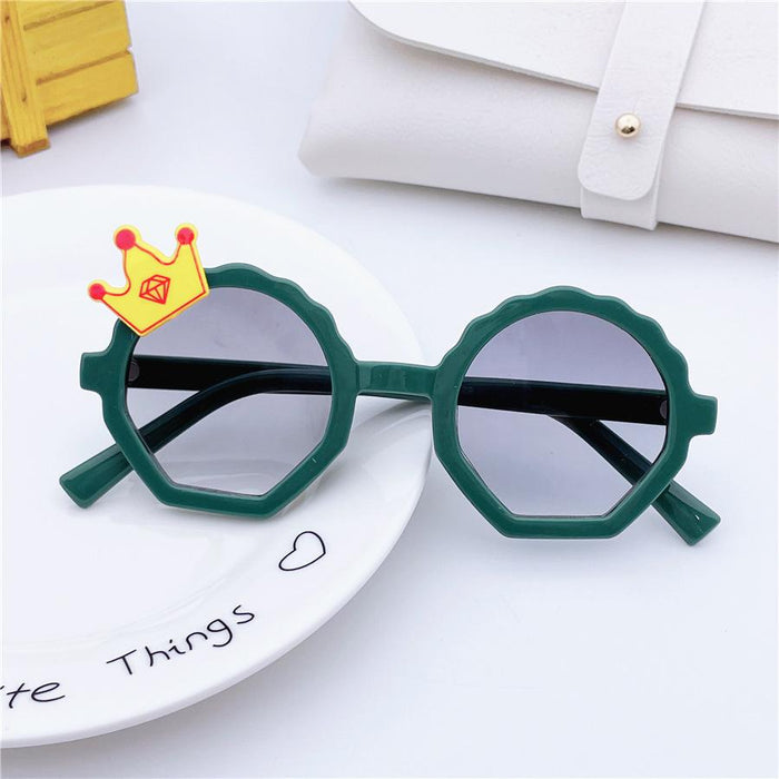 Children's small crown sunglasses and sun visors