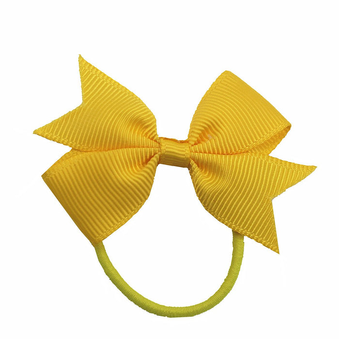 2PCS Children's jewelry bow elastic band