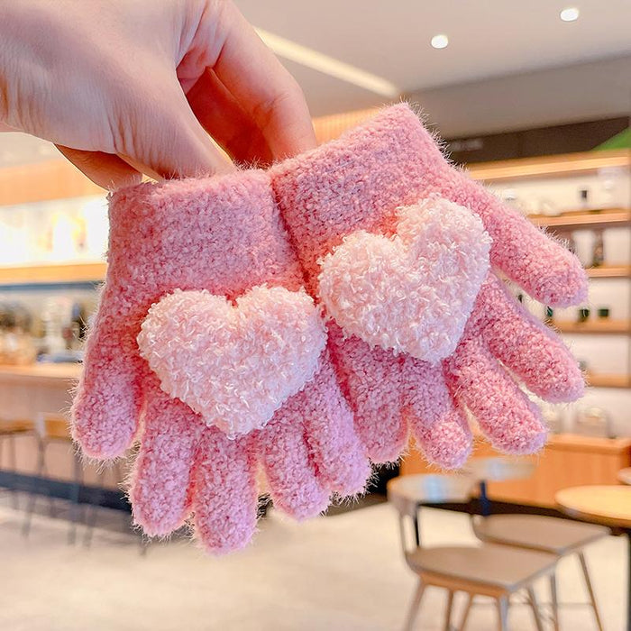 0-3 Years Old Winter Baby Cute Knitting Cartoon Gloves