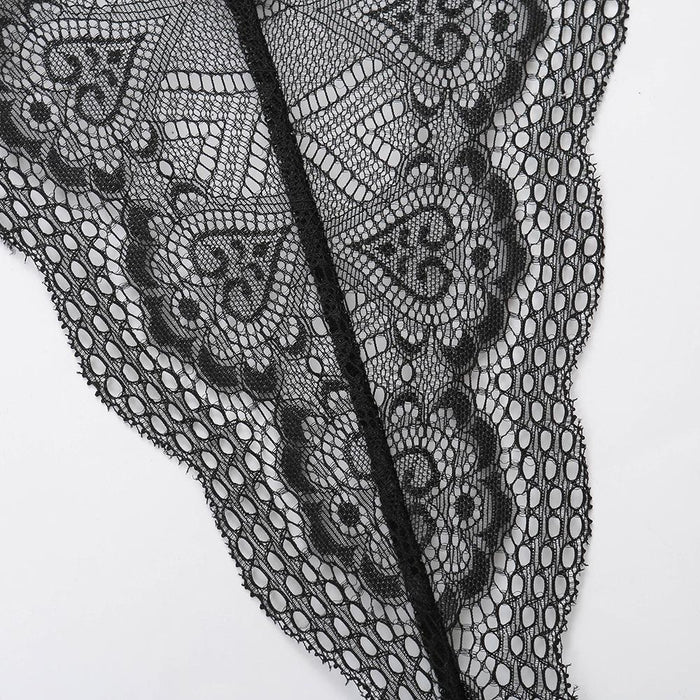 Sexy Women Lingerie Lace Backless Bodysuit