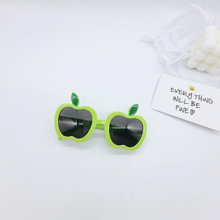 Cute Cartoon Apple Children's Anti Ultraviolet Sunglasses