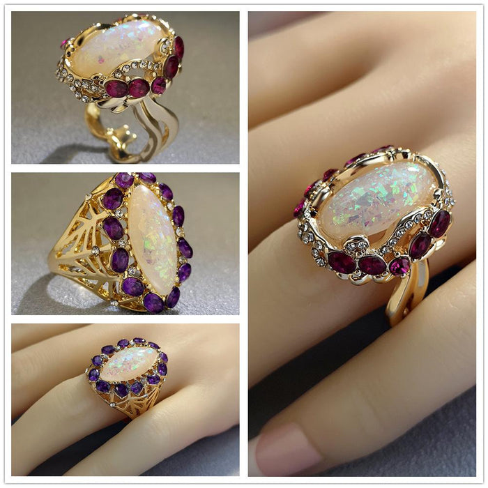 New Fashion Exaggerated Gold Women's Ring