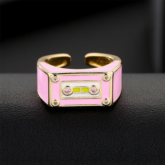 Punk Style Robot Shape Ring