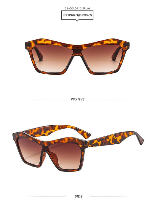 One piece gradient personalized Sunglasses