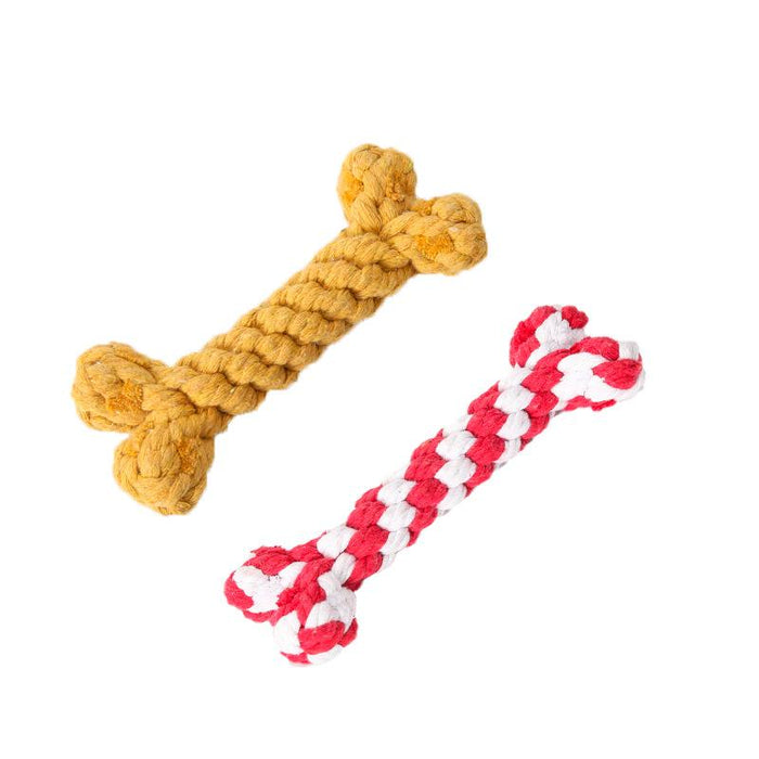 Bone Shape Biting Teeth Clean Chew Pet Toys