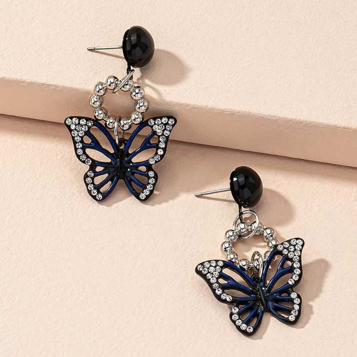 New Fashion Retro Women Butterfly Earrings