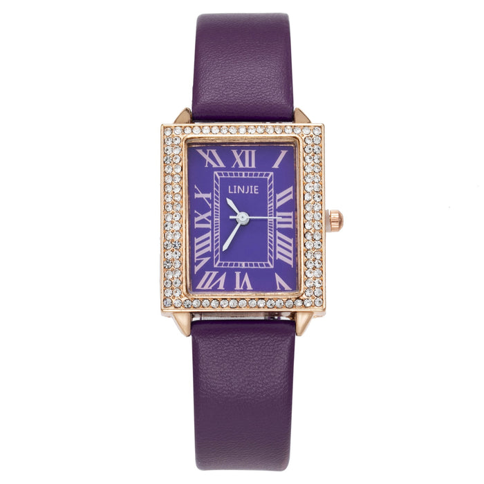 Simple Fashion Small Square Retro Leisure Quartz Watch Llz20028