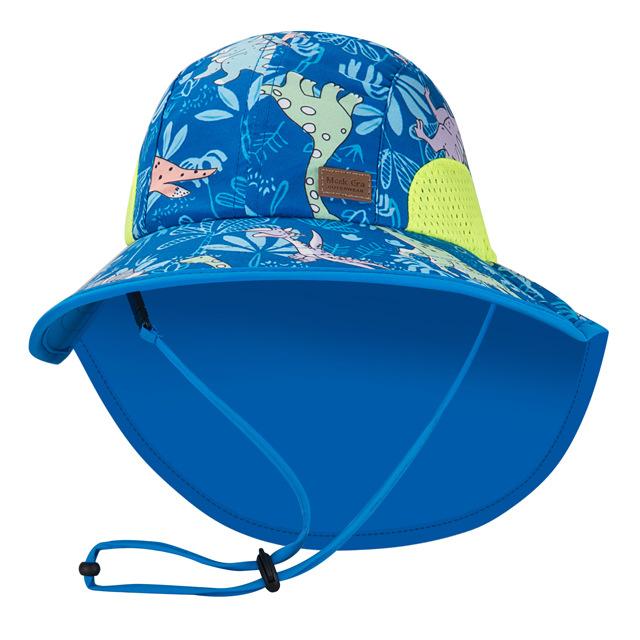 Children's Printed Dinosaur Uv50 + Outdoor Sunshade Shawl Hat
