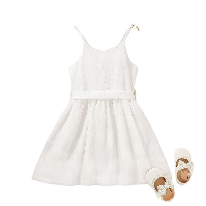 White fairy suspender dress