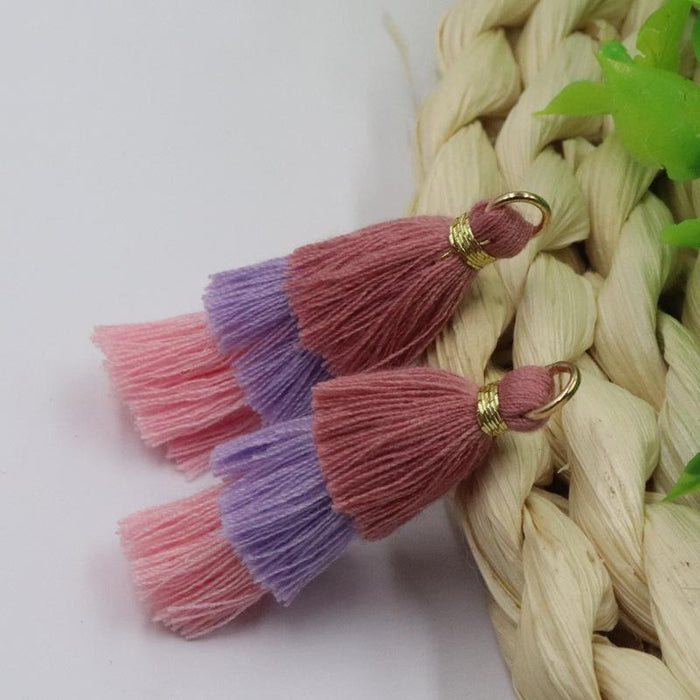 100 Pieces Three-layer Handmade Diy Tassel Pendant