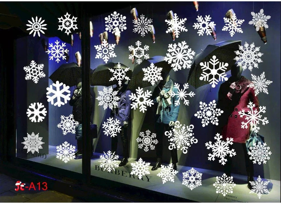 2022 Christmas Window Stickers