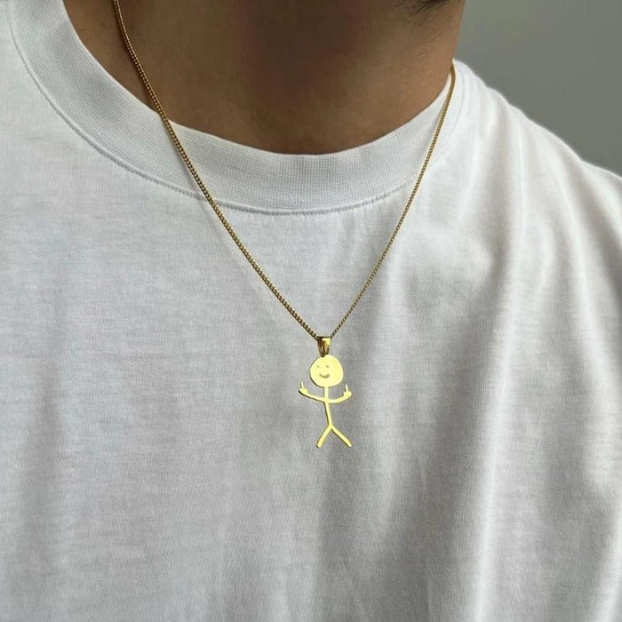 Hip Hop Funny Pendant Necklace