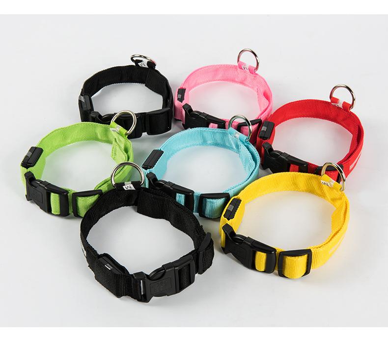 Pet Dog LED USB Rechargeable Collar