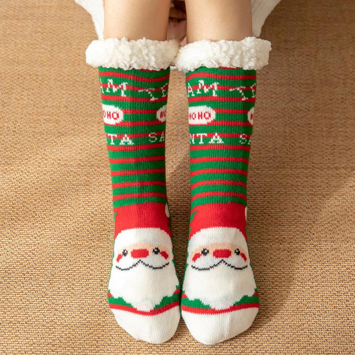 Cute Warm Socks Thicken Plus Cotton Winter Women Socks
