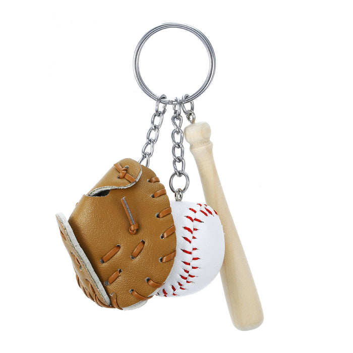 Creative Baseball Key Chain Souvenir Backpack Pendant