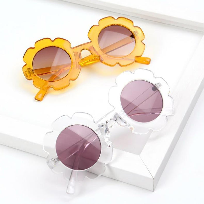 Children's small flower sunglasses and sunglasses