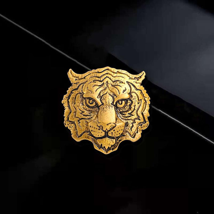 New Fashion Tiger Head Brooch Personalized Animal Pin