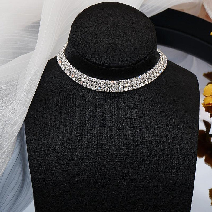 New Fashion Rhinestone Women's Necklace Accessories