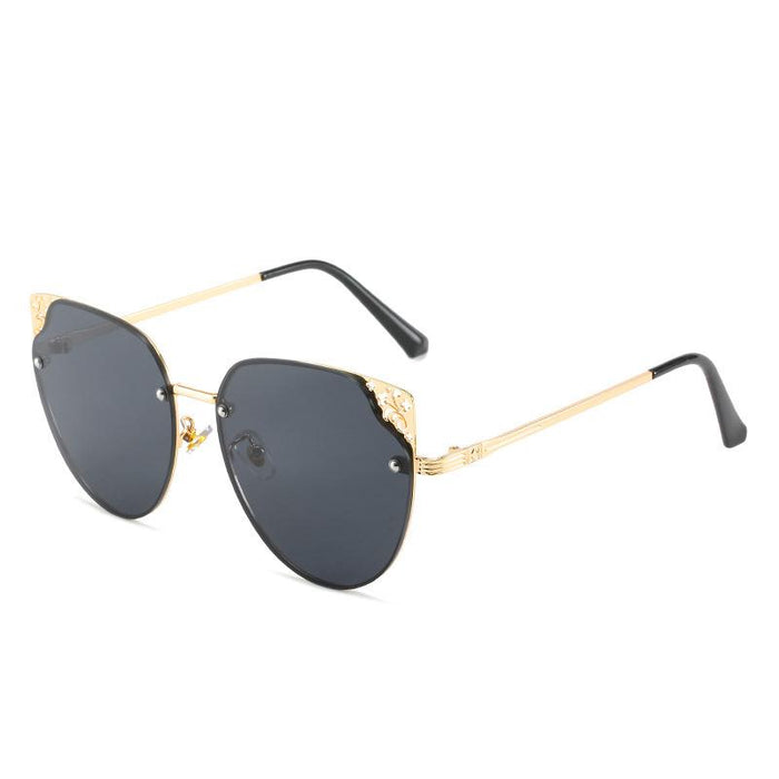 Metal hollow Sunglasses