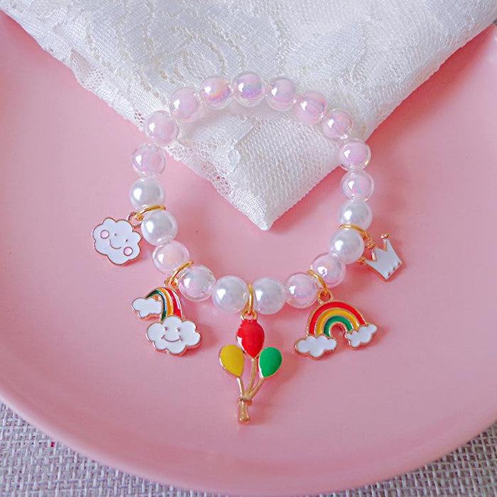 Children's Pearl Bracelet Cute Cartoon Bracelet Accessories