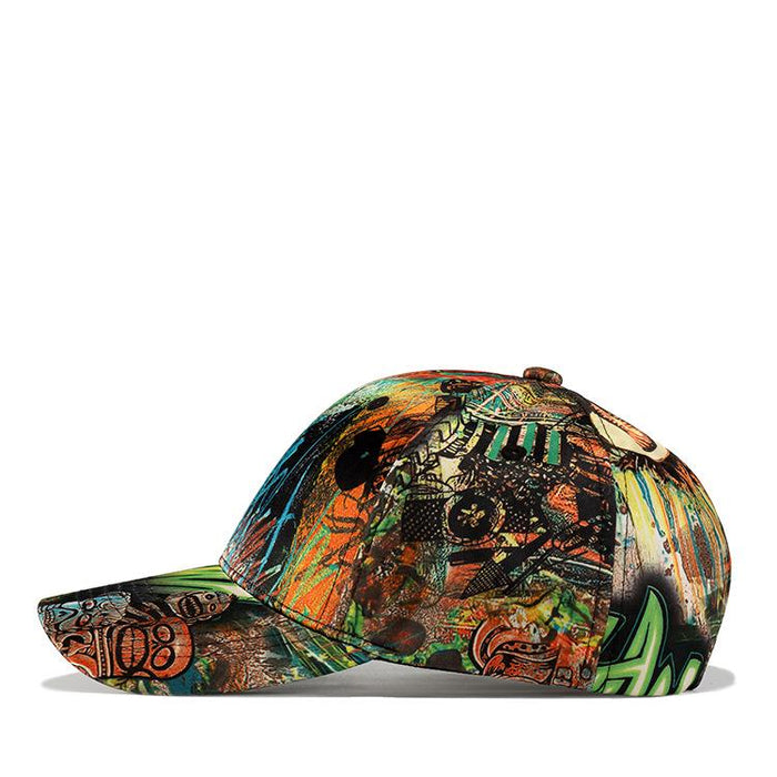 New Outdoor Sun Hat Personality Graffiti Baseball Cap
